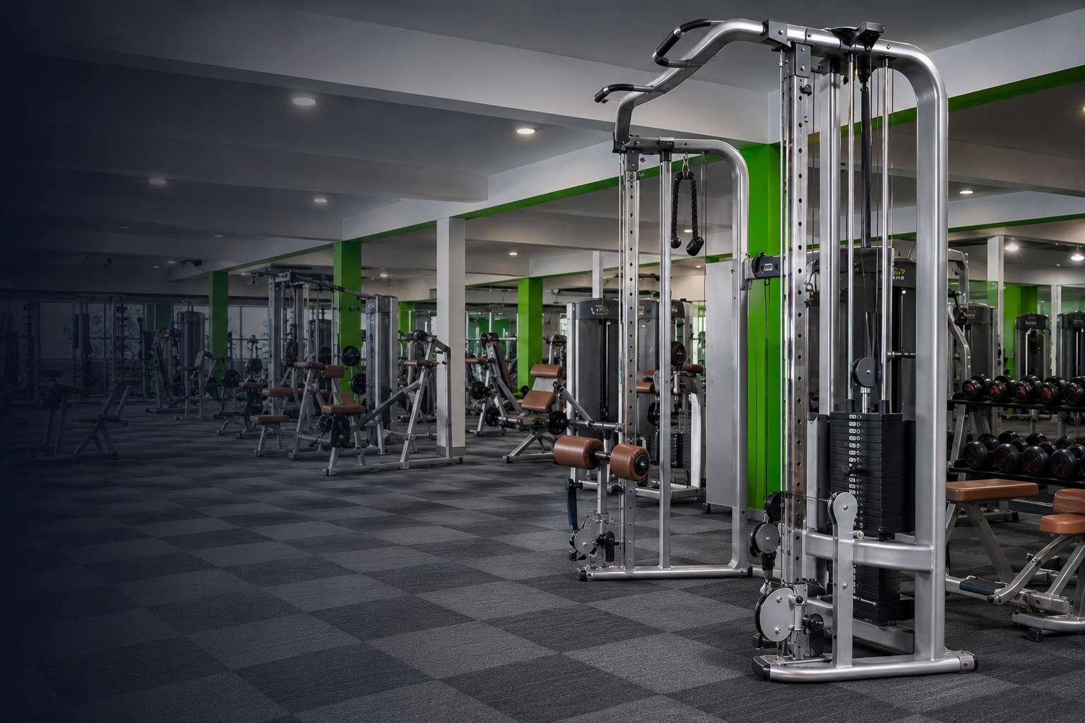 Modern fitness centre at Apple Fitness World